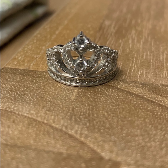 925 Sterling silver princess ring - Picture 2 of 2